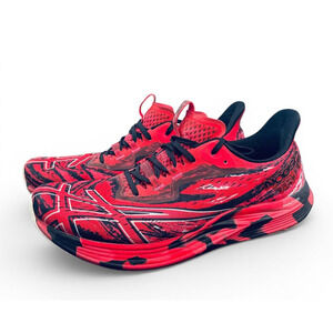 ASICS Noosa Tri Mens Running Shoes Size 13 Red Black Athletic Trainer